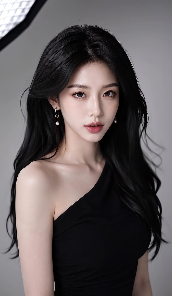 블랙 원숄더 · 뷰티 에디토리얼 필름